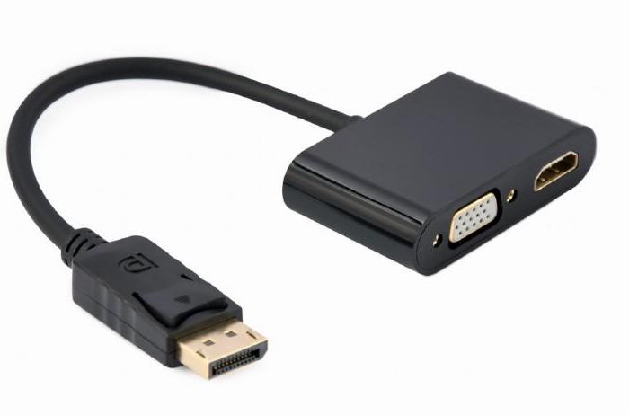 I/O ADAPTER DISPLAYP. TO HDMI/VGA A-DPM-HDMIFVGAF-01 GEMBIRD