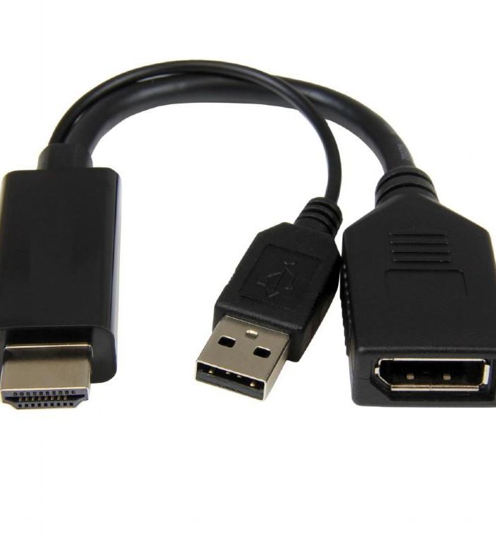 I/O ADAPTER HDMI TO DP/BLACK A-HDMIM-DPF-01 GEMBIRD