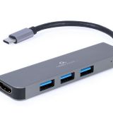 I/O ADAPTER USB-C TO HDMI/USB3/2IN1 A-CM-COMBO2-01 GEMBIRD