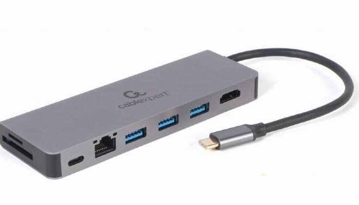 I/O ADAPTER USB-C TO HDMI/USB3/5IN1 A-CM-COMBO5-05 GEMBIRD
