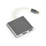 I/O ADAPTER USB-C TO HDMI/USB3/USB-C A-CM-HDMIF-02-SG GEMBIRD