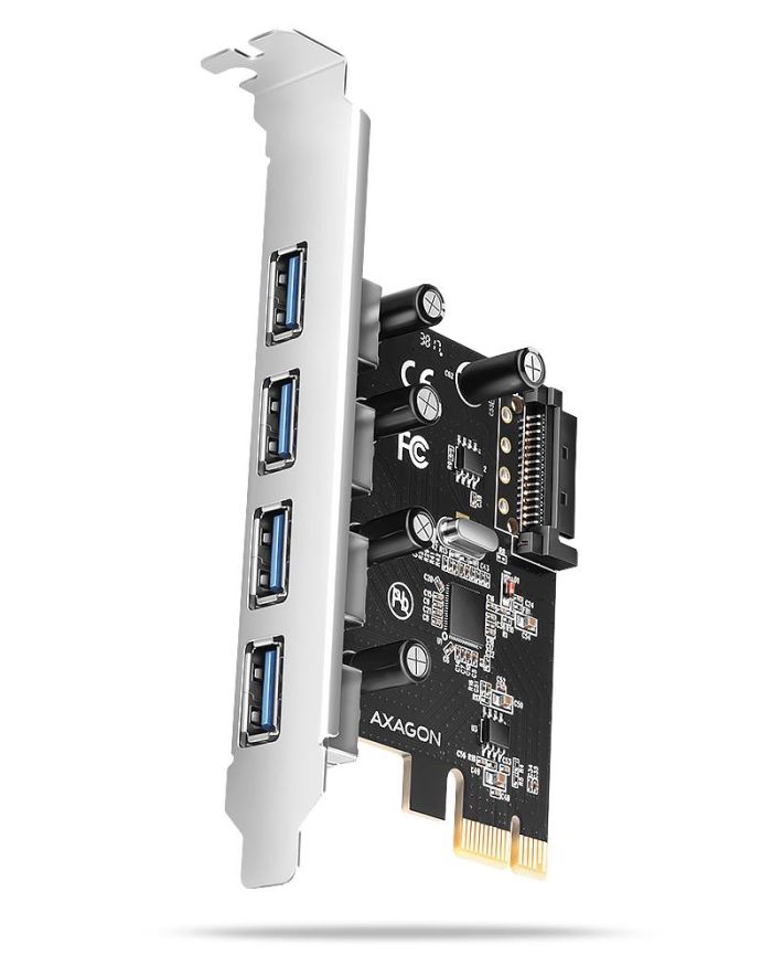 I/O CARD USB2 PCIE 4PORT/PCEU-430RS AXAGON