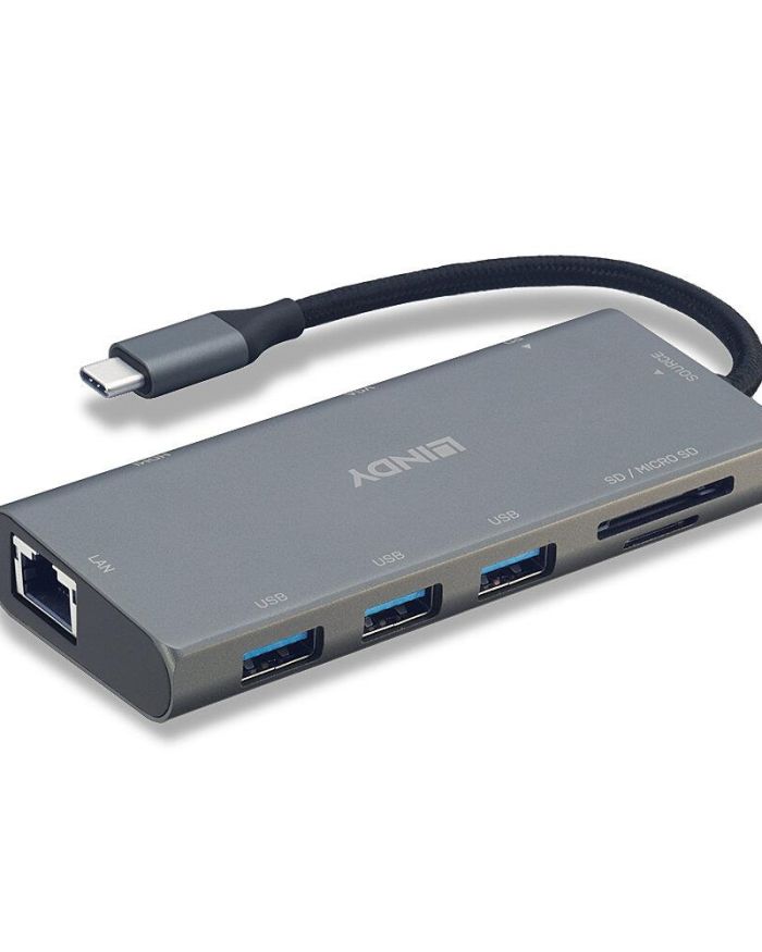 I/O DOCKING STATION USB3.2/HDMI//RJ45/VGA 43278 LINDY