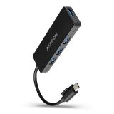 I/O HUB USB-C 4PORT SLIM/0.14M HUE-G1C AXAGON
