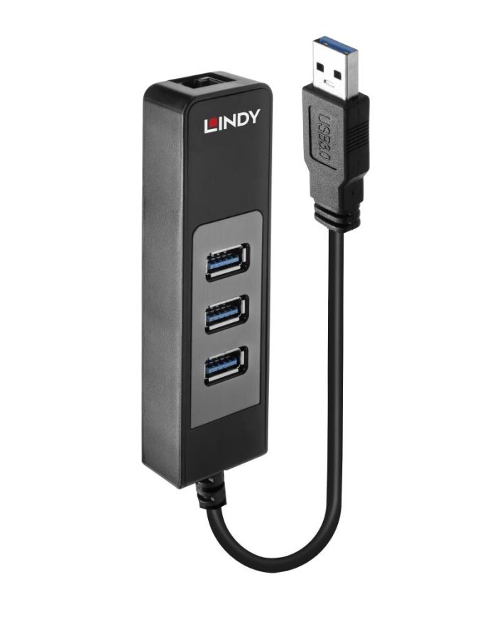 I/O HUB USB3 & LAN ADAPTER/43176 LINDY