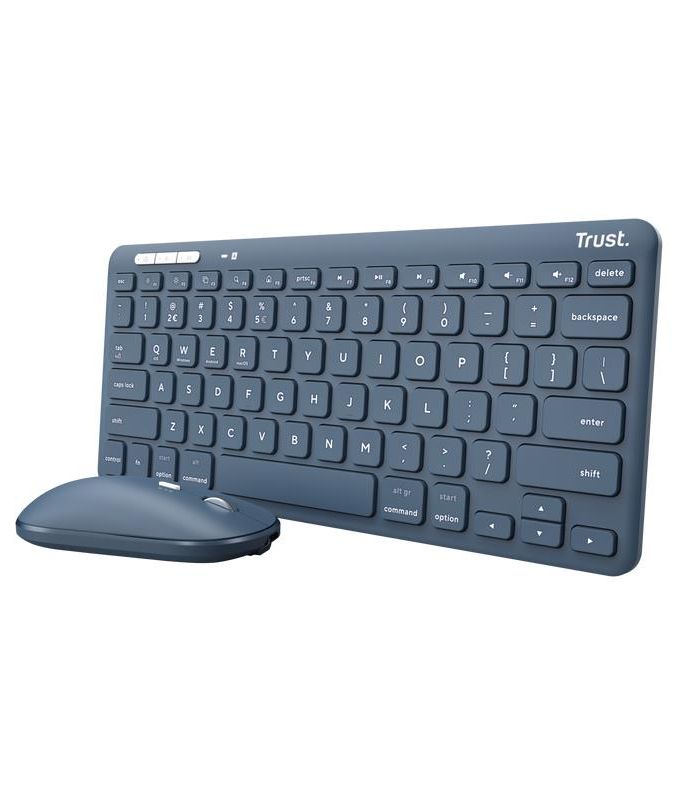 KEYBOARD +MOUSE WRL LYRA/BLUE 24937 TRUST