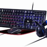 KEYBOARD USB GAMING KIT ENG/GHOST GGS-UMGL4-02 GEMBIRD