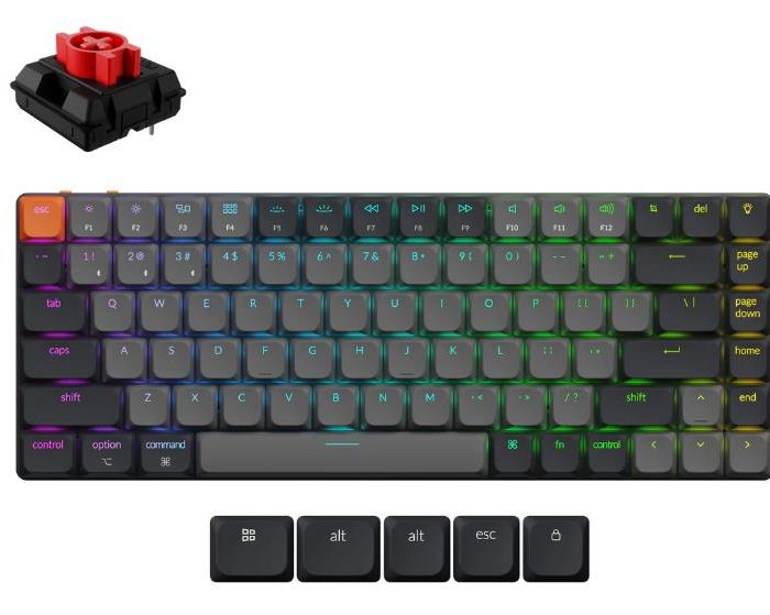 KEYBOARD WRL K3 RGB/BLACK K3X-B1 KEYCHRON