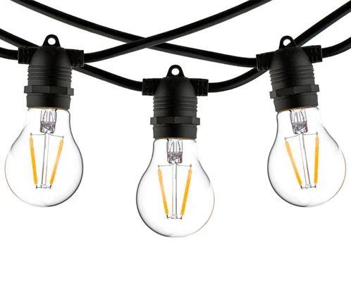 LAMP LED GARLAND GARDEN STRING/E27 10M VS-628 VISIONAL