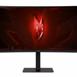 LCD Monitor|ACER|Nitro XV5 XV345CURVBMIPH|34"|Gaming/Curved/21 : 9|Panel VA|3440x1440|21:9|165Hz|Matte|1 ms|Speakers|Swivel|Height adjustable|Tilt|UM.CX5EE.V05