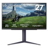 LCD Monitor|LG|27"|Panel IPS|2560x1440|16:9|180Hz|1 ms|Pivot|Height adjustable|Tilt|Colour Black|27GS85Q-B