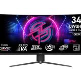 LCD Monitor|MSI|34 "|3440 x 1440 pixels|Native aspect ratio 21:9|LCD|MPG346CQRFX24
