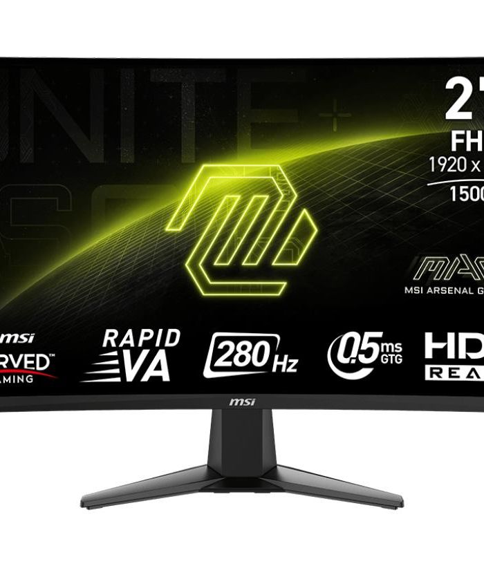 LCD Monitor|MSI|MAG 276CXF|27″|Curved|Matte|Panel VA|1920×1080|16:9|280 Hz|0.5 ms|Colour Black|MAG276CXF