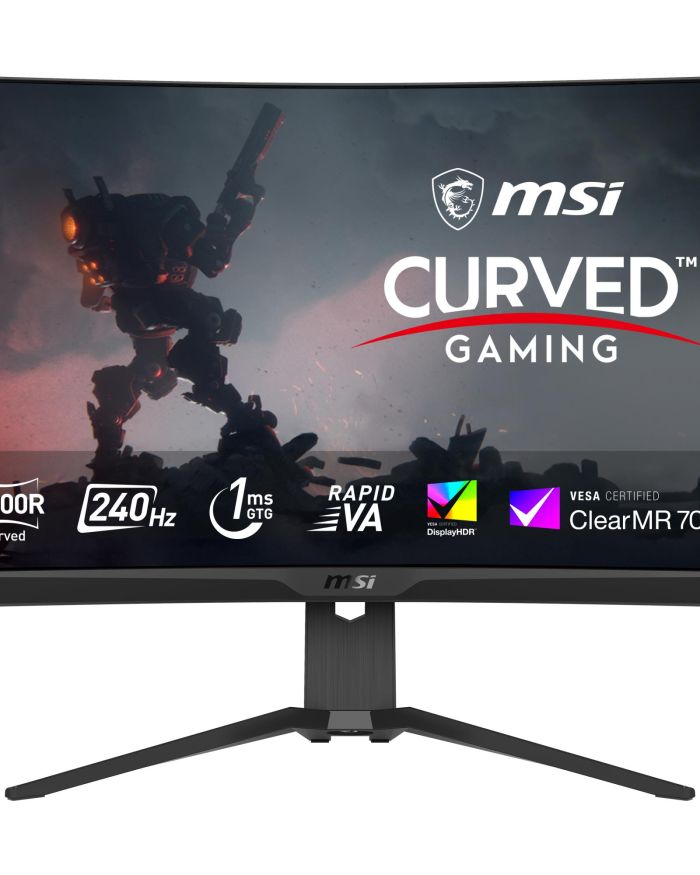 LCD Monitor|MSI|MPG 275CQRXF|27″|Gaming/Curved|Panel VA|2560×1440|16:9|240 Hz|0.5 ms|MPG275CQRXF