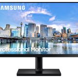 LCD Monitor|SAMSUNG|24"|Business|Panel IPS|1920x1080|16:9|75Hz|5 ms|Swivel|Pivot|Height adjustable|Tilt|Colour Black|LF24T450FQRXXE
