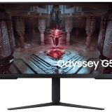 LCD Monitor|SAMSUNG|Odyssey G5 G51C|32"|Gaming|2560x1440|16:9|165Hz|1 ms|Swivel|Pivot|Height adjustable|Tilt|Colour Black|LS32CG510EUXEN
