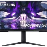 LCD Monitor|SAMSUNG|S24AG320NU|24"|Gaming|Panel VA|1920x1080|16:9|165Hz|1 ms|Swivel|Pivot|Height adjustable|Tilt|Colour Black|LS24AG320NUXEN