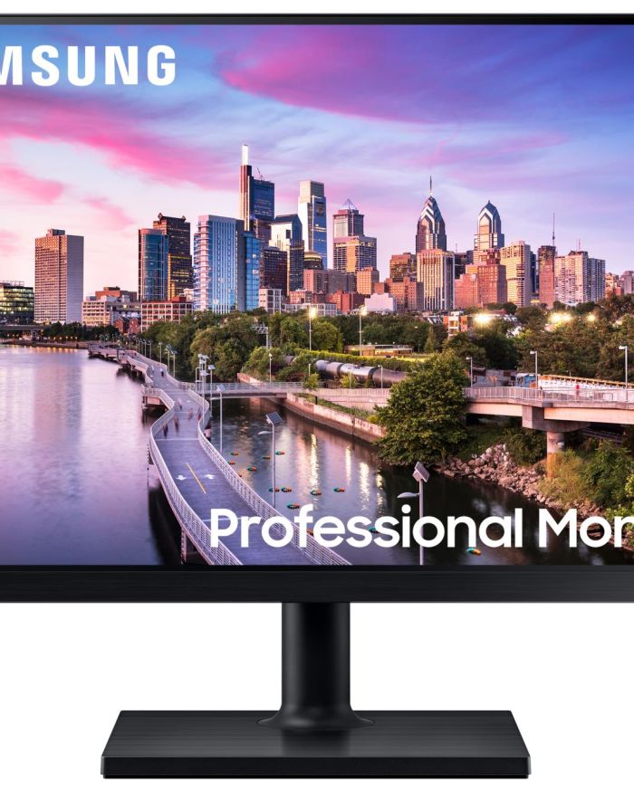 LCD Monitor|SAMSUNG|T45F|24″|Business|Panel IPS|1920×1200|16:10|75Hz|Speakers|Swivel|Pivot|Height adjustable|Tilt|Colour Black|LF24T450GYUXEN