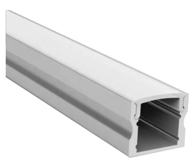 LIGHTSTRIP ACC PROFILE ALU/2M HB-17.2X14.4 VISIONAL