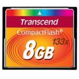 MEMORY COMPACT FLASH 8GB/133X TS8GCF133 TRANSCEND