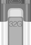 MEMORY DRIVE FLASH USB3 32GB/V100 LJDV100-32GABGY LEXAR