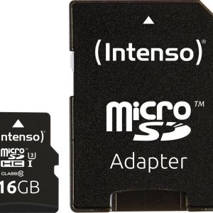 MEMORY MICRO SDHC 16GB C10/W/ADAPTER 3433470 INTENSO