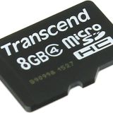 MEMORY MICRO SDHC 8GB/CLASS4 TS8GUSDC4 TRANSCEND