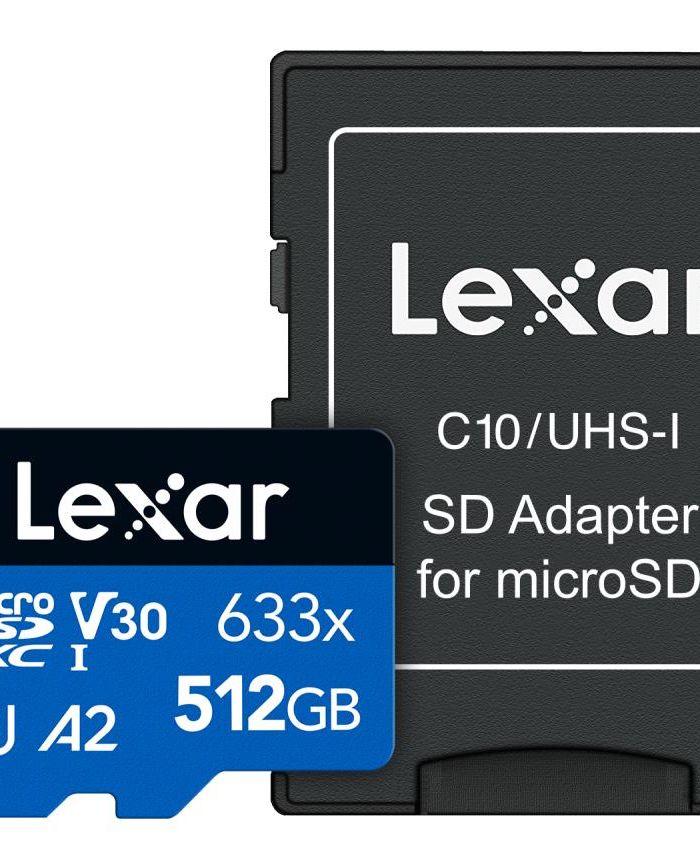 MEMORY MICRO SDXC 512GB UHS-I/W/ADAPTER LSDMI512BB633A LEXAR