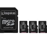 MEMORY MICRO SDXC 64GB UHS-I/3PACK SDCS2/64GB-3P1A KINGSTON