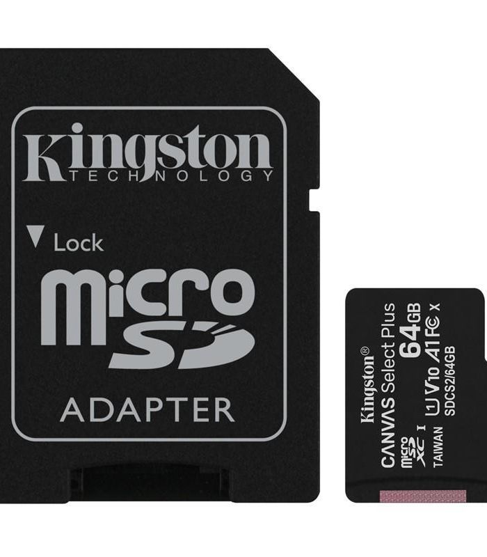 MEMORY MICRO SDXC 64GB UHS-I/W/ADAPTER SDCS2/64GB KINGSTON