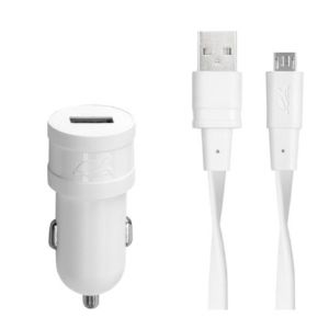 MOBILE CHARGER CAR USB 1PORT/WHITE VA4211 W00 RIVACASE