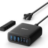 MOBILE CHARGER WALL 6PORTS/112W GAN A2154G11 ANKER