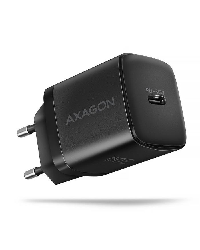 MOBILE CHARGER WALL USB-C 30W/1PORT BLACK ACU-PD30 AXAGON