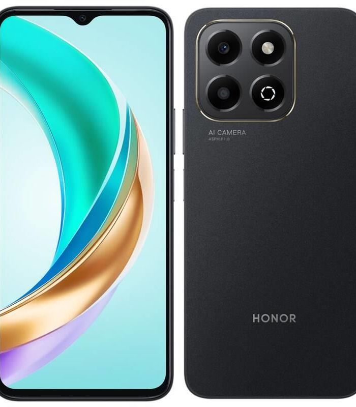 MOBILE PHONE HONOR X6B 4/128GB/MIDNIGHT BLACK 5109BGFX HONOR