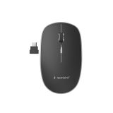 MOUSE USB-C OPTICAL WRL BLACK/SILENT MUSW-4BSC-01 GEMBIRD