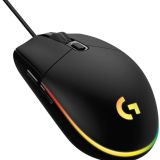 MOUSE USB OPTICAL G203/BLACK 910-005796 LOGITECH