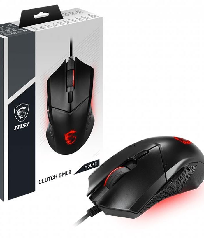 MOUSE USB OPTICAL GAMING/CLUTCH GM08 MSI