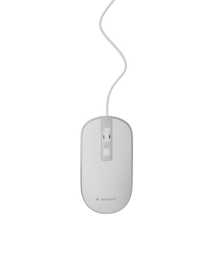 MOUSE USB OPTICAL WHITE/SILVER/MUS-4B-06-WS GEMBIRD