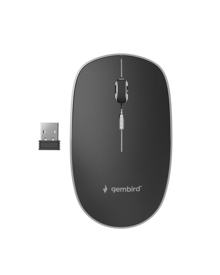 MOUSE USB OPTICAL WRL BLACK/SILENT MUSW-4BS-01 GEMBIRD