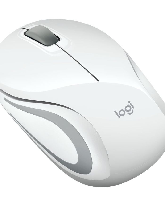 MOUSE USB OPTICAL WRL M187/WHITE 910-002735 LOGITECH