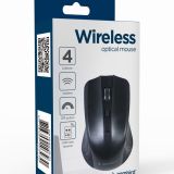 MOUSE USB OPTICAL WRL/BLACK MUSW-4B-04 GEMBIRD