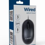 MOUSE USB OPTICAL/BLACK MUS-U-01 GEMBIRD