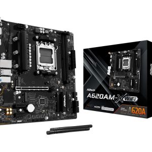 Mainboard|ASROCK|AMD A620|SAM5|Micro-ATX|Memory DDR5|Memory slots 2|A620AM-XWIFI