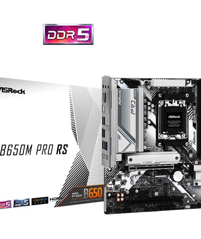Mainboard|ASROCK|AMD B650|SAM5|Micro-ATX|Memory DDR5|Memory slots 4|1xPCI-Express 3.0 16x|1xPCI-Express 4.0 16x|1xM.2|1xHDMI|1xDisplayPort|4xUSB 2.0|3xUSB 3.2|1xUSB-C|1xRJ45|B650MPRORS