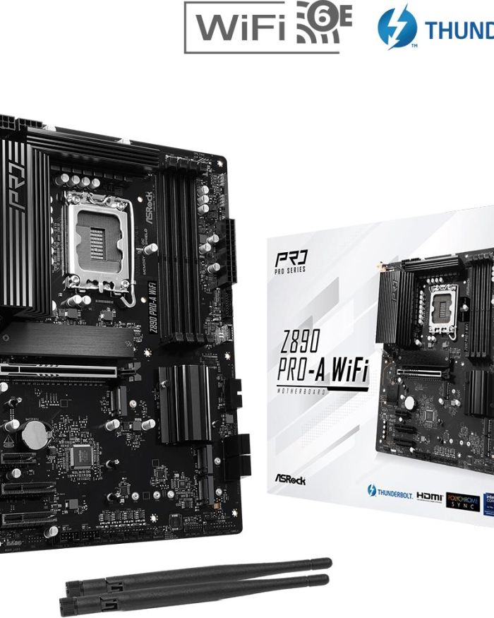 Mainboard|ASROCK|Intel Z890|LGA1851|ATX|Memory DDR5|Memory slots 4|Z890PRO-AWIFI
