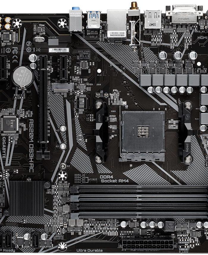Mainboard|GIGABYTE|AMD A520|SAM4|Micro-ATX|Memory DDR4|Memory slots 4|A520MDS3HAC1.4
