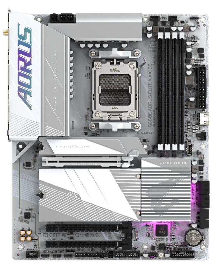 Mainboard|GIGABYTE|AMD B650|SAM5|ATX|Memory DDR5|2xPCI-Express 3.0 16x|1xPCI-Express 5.0 16x|3xM.2|1xHDMI|1xDisplayPort|2xUSB 2.0|5xUSB 3.2 type B|2xUSB 3.2|1xUSB-C|1xRJ45|3xAudio port|B650EAELITEXICE1.1