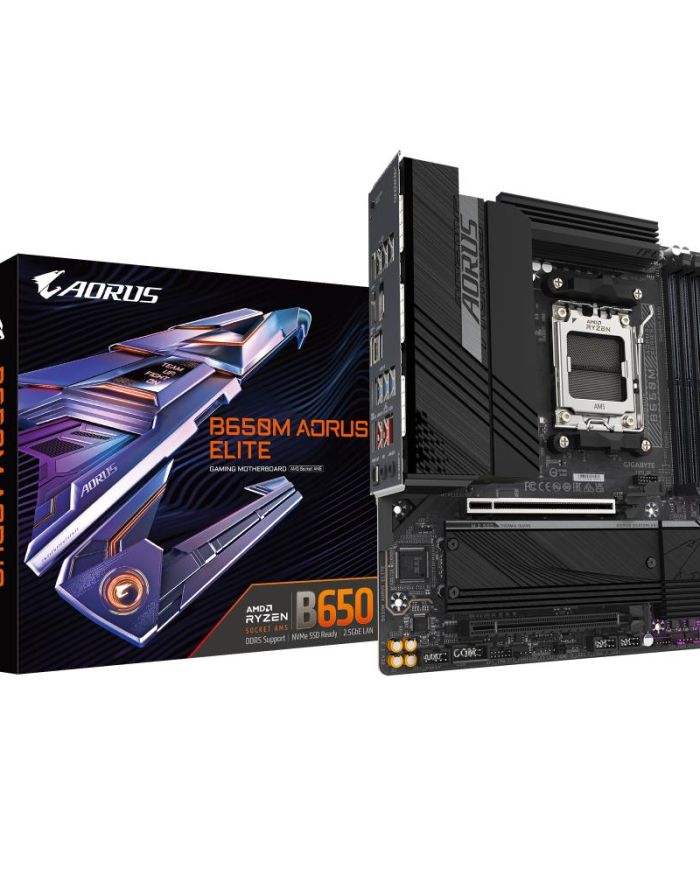 Mainboard|GIGABYTE|AMD B650|SAM5|Micro-ATX|Memory DDR5|Memory slots 4|B650MAORUSELITE1.3