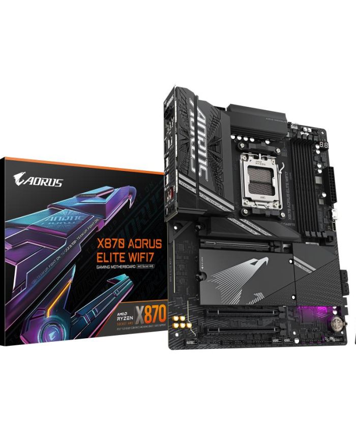 Mainboard|GIGABYTE|AMD X870|SAM5|ATX|Memory DDR5|Memory slots 4|X870AELITEWIFI71.1