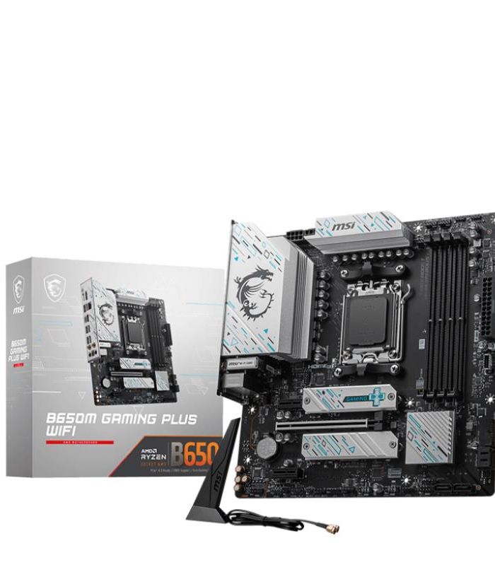Mainboard|MSI|AMD B650|SAM5|Micro-ATX|Memory DDR5|Memory slots 4|2xPCI-Express 1x|1xPCI-Express 16x|2xM.2|1xHDMI|1xDisplayPort|7xUSB 3.2|1xUSB-C|1xRJ45|5xAudio port|B650MGAMINGPLUSWIFI